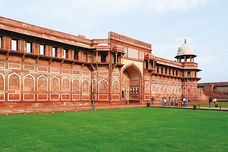 加漢基爾宮（Jehangir's Palace）外觀。