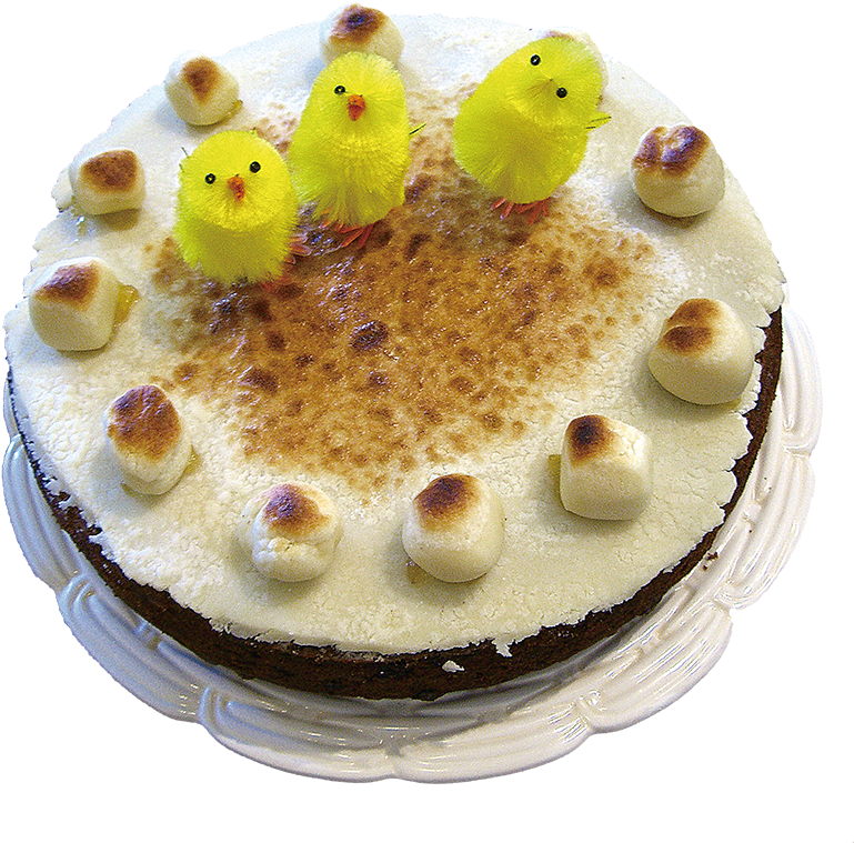 英國人在復活節和母親節都會烘焙杏仁蛋糕（也叫「母親節蛋糕」或「重油水果蛋糕」）。（Edward/Flickr）