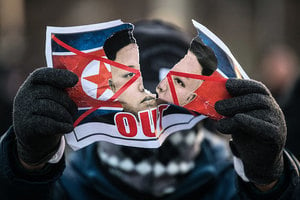 北韓參賽冬奧會引發多項爭議 韓民抗議不絕