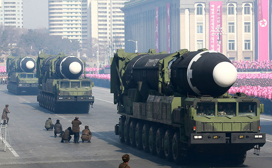 北韓閱兵展示導彈 專家看出關鍵弱點
