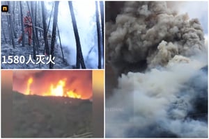 四川雅江發生森林火災 屬人為失火