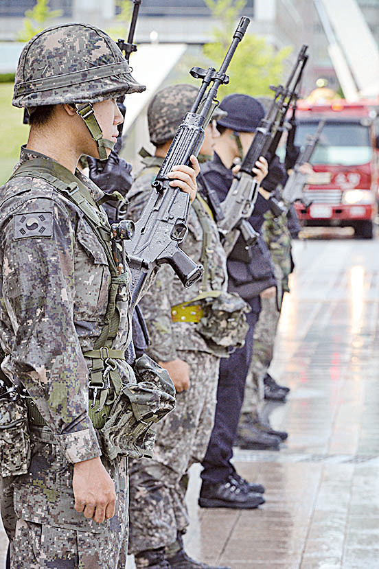 韓國軍人。（newsis）