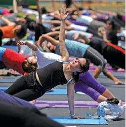 瑜珈是近年港人喜愛的運動之一。 （Getty Images）