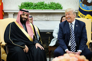 特朗普會見沙特王儲 談及伊朗核協議