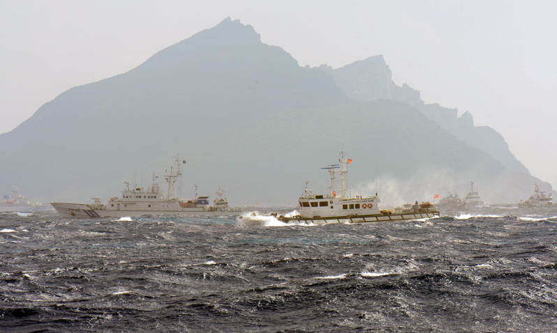 中國大陸海警船再駛入釣魚台海域