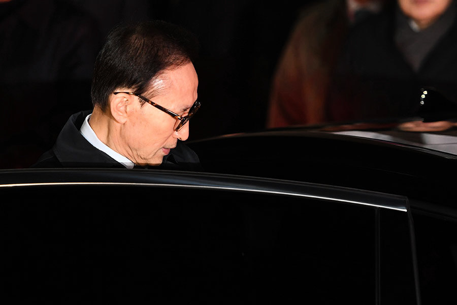 韓前總統李明博涉貪 控方列16項罪名起訴