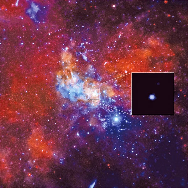 新發現銀河系中心聚集數千黑洞