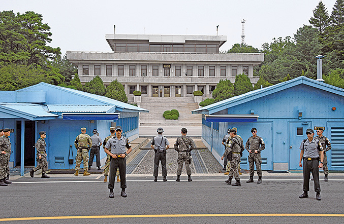 南北韓領袖會談首次聯合綵排
