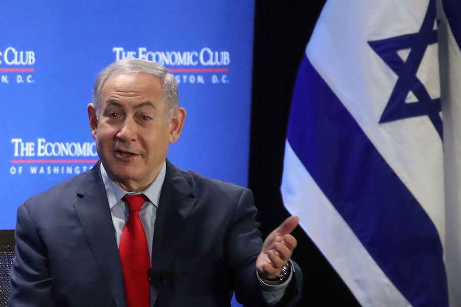 以色列總理內塔尼亞胡將在周一發表演講，指控伊朗違反核協議。（Mark Wilson/Getty Images）