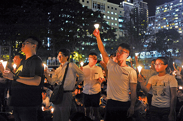 「六四晚會是香港人的堅持」