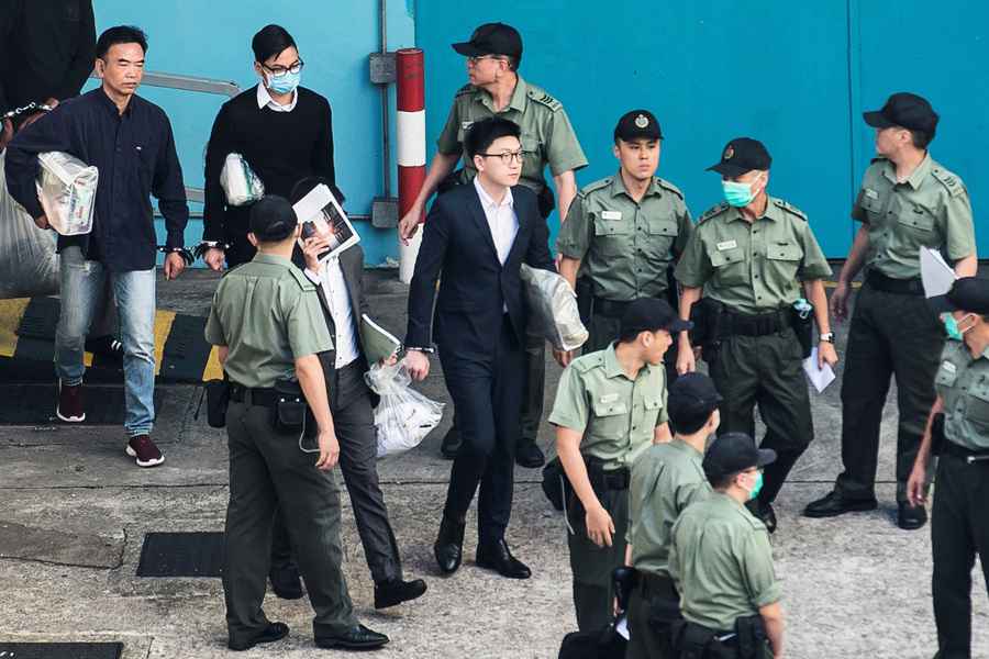 梁天琦暴動罪被判囚六年