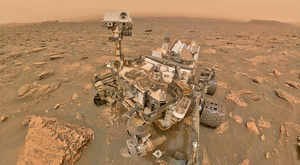 火星探測器遭遇巨大沙塵暴