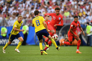 英格蘭2:0勝瑞典 28年來首次晉級半決賽