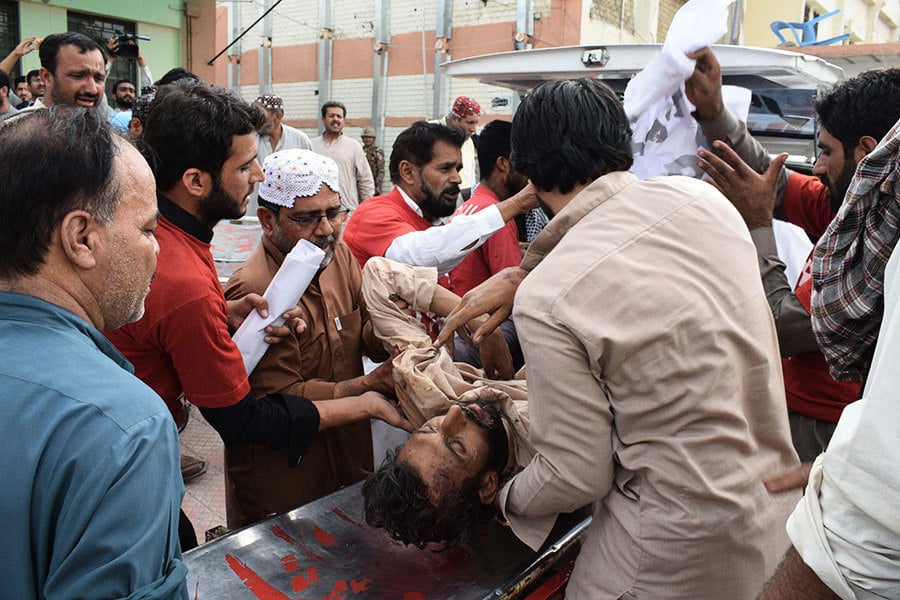 巴基斯坦選舉集會爆自殺式襲擊 128人死