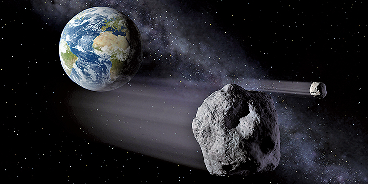 剛接近地球的罕見小行星是「雙胞胎」