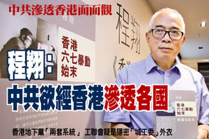 中共滲透香港面面觀 程翔：中共欲經香港滲透各國