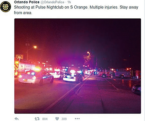 美佛州發生槍擊 至少50人喪生53人傷