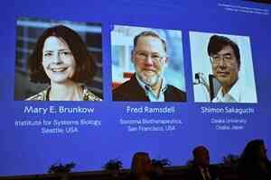 諾貝爾醫學獎揭曉 美日三學者共享殊榮