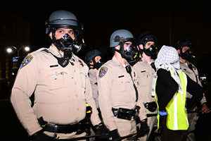 哥大親巴騷亂遭清場 UCLA再爆衝突