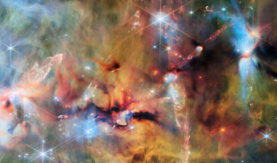 韋伯望遠鏡拍到恆星搖籃 揭示新星形成各階段