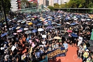 【9.21反送中組圖】港人屯門遊行反送中