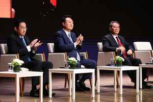 中日韓峰會聲明四要點 關鍵問題各說各話