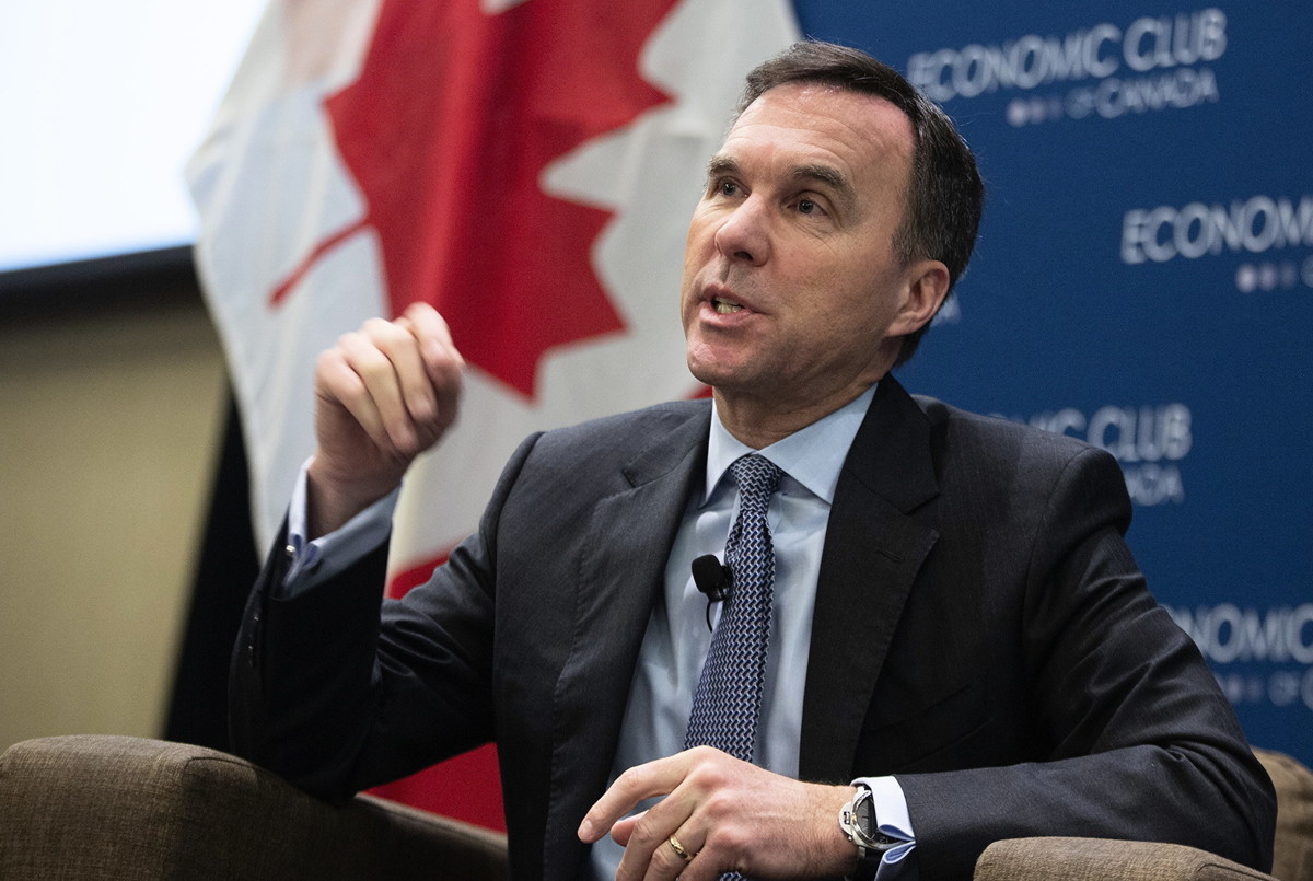 加拿大財長莫紐周一表示，中共病毒（俗稱武漢病毒、新冠病毒）疫情對加拿大和全球經濟將造成衝擊。（加通社）