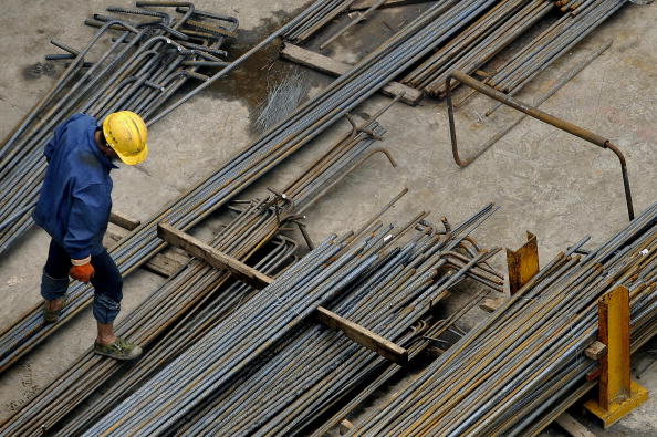 渤海鋼鐵被爆出近兩千億債務危機後，今年8月，渤海鋼鐵正式進入破產重整程序。（PHILIPPE LOPEZ/AFP/Getty Images）