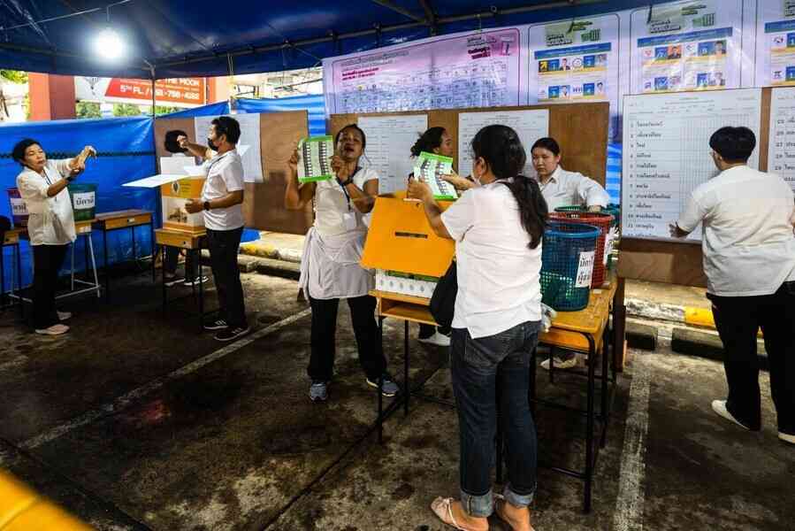 泰國大選 執政黨泰自豪黨宣布獲勝