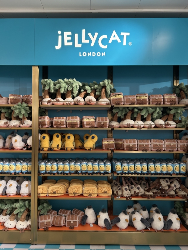 (Jellycat毛絨玩具 – 圖片由作者提供)