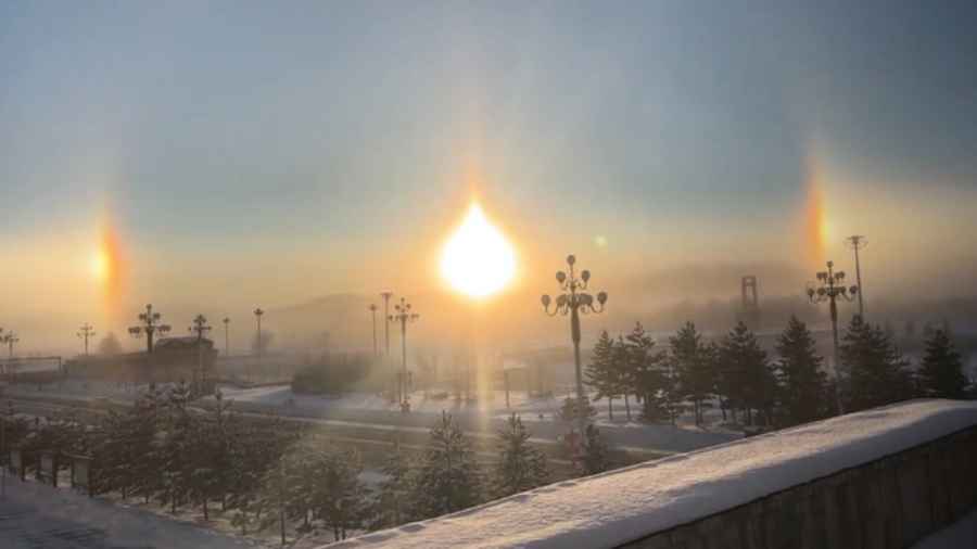 黑龍江、內蒙古接連出現三個「太陽」異象