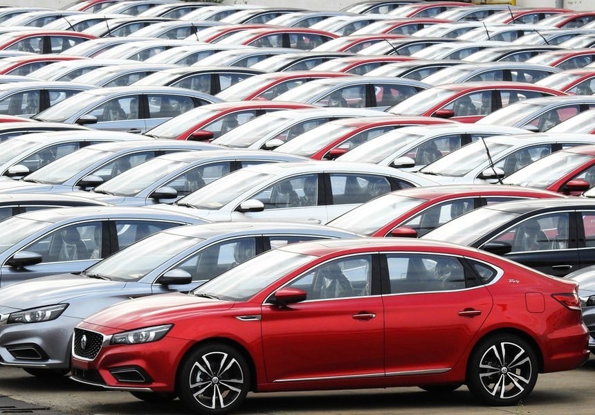 中國大陸車企二月銷量慘淡 呈斷崖式下跌