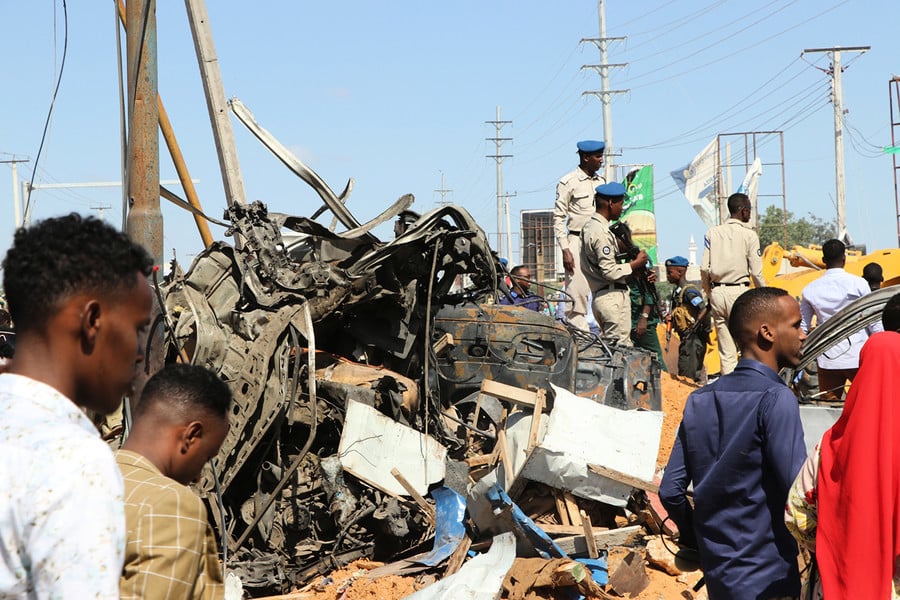 索馬里安檢點發生汽車炸彈襲擊 至少61死