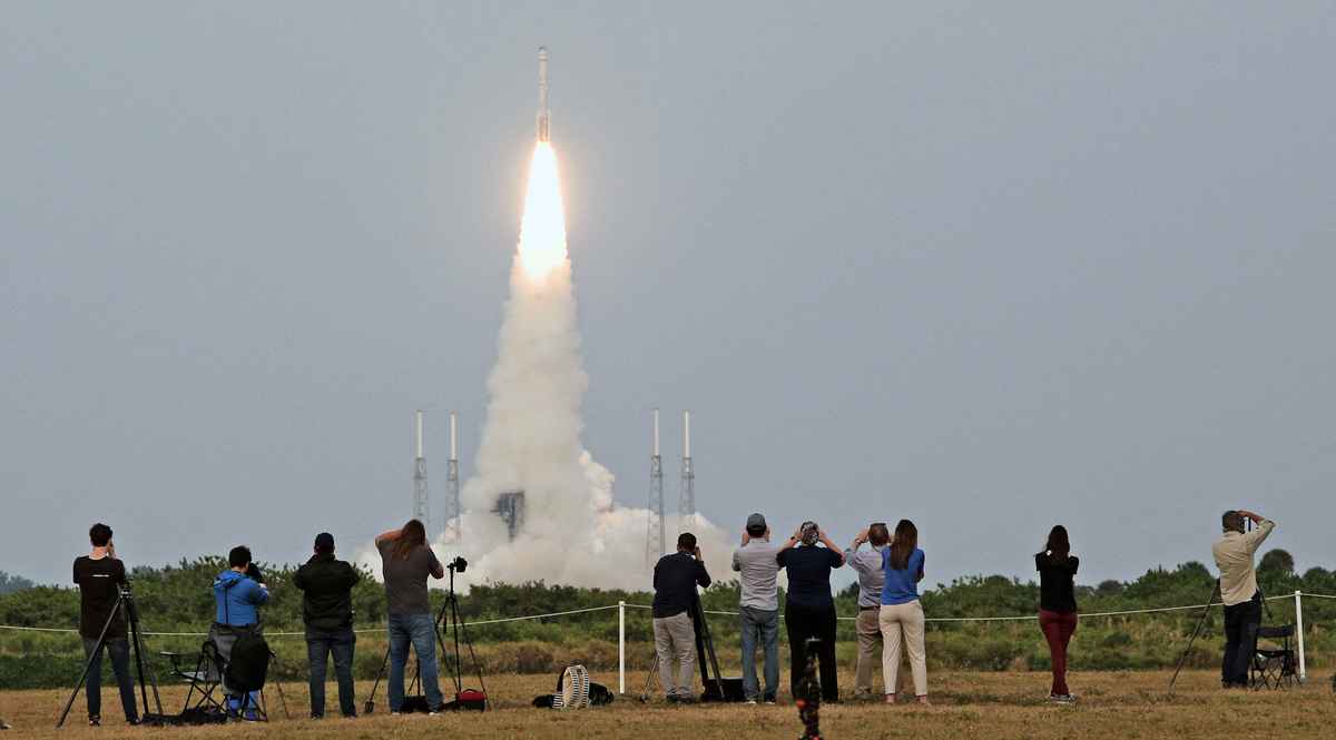  2022年5月19日，聯合發射聯盟的Atlas V火箭在佛羅里達州卡納維拉爾角升空，本次任務是將波音的ST-100星際客機送入軌道。（Gregg Newton / AFP via Getty Images）