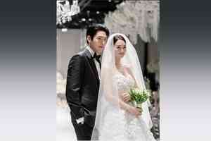 申敏兒與金宇彬婚禮照公開 洋溢幸福氣氛