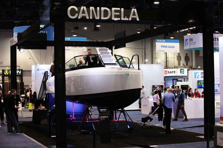 【圖輯】Candela電動水翼船 獲稱「水中Tesla」