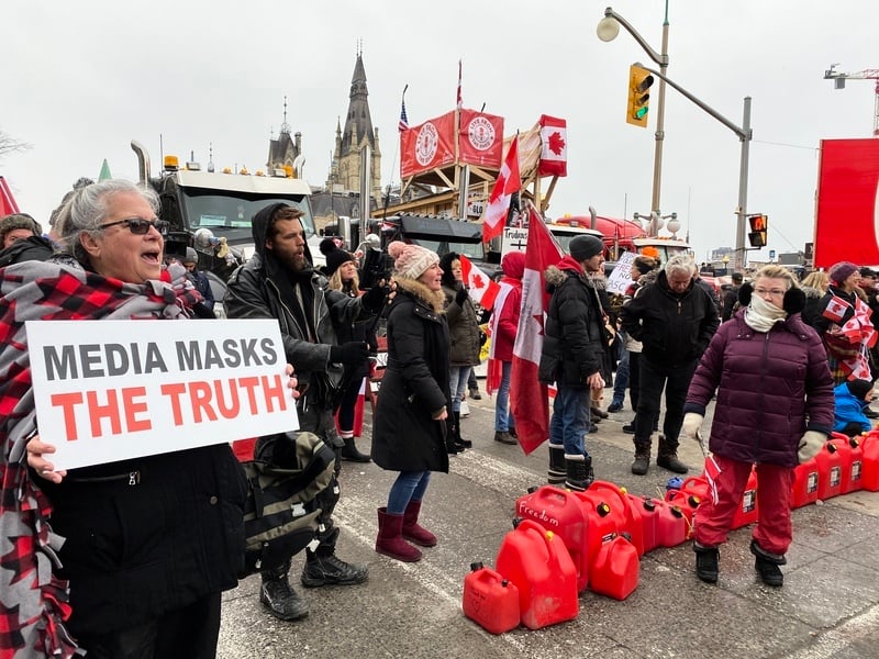 加拿大安大略省進緊急狀態 國會山抗議者繼續留守