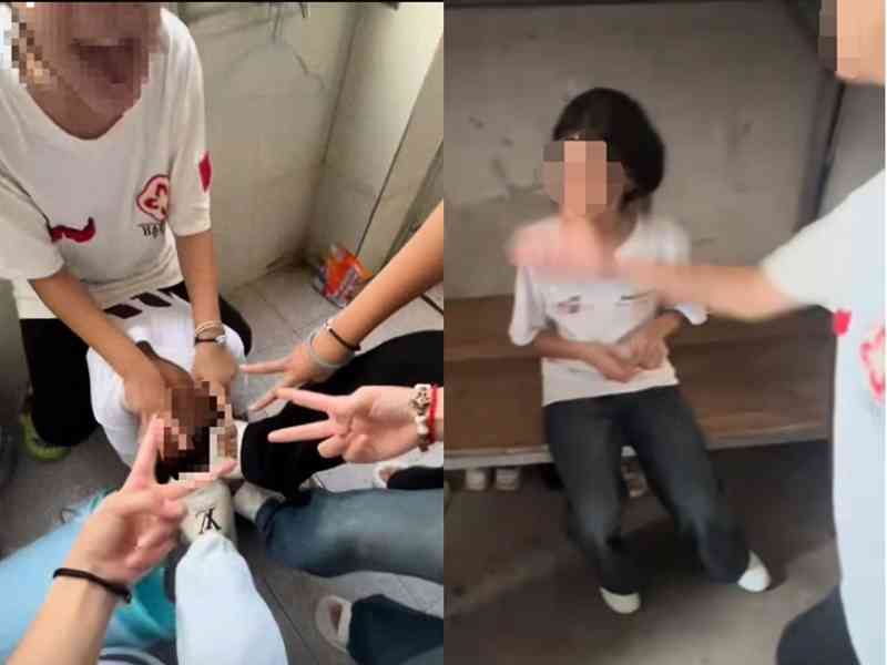 廣西14歲初二女生遭多名學生霸凌