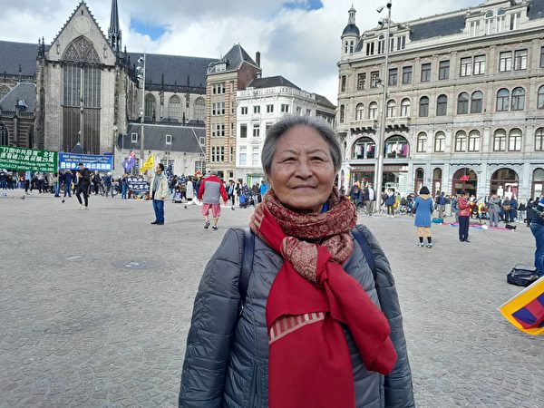 荷蘭西藏支援團體（Tibet Support Group NL）主席次仁（Tsering）女士（大紀元）