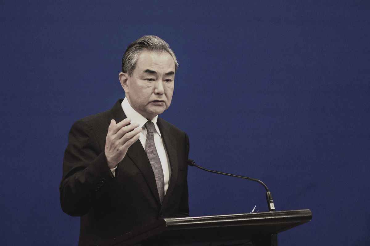 示意圖，圖為2022年5月30日，王毅出席太平洋島國部長會議。（LEON LORD/AFP via Getty Images）