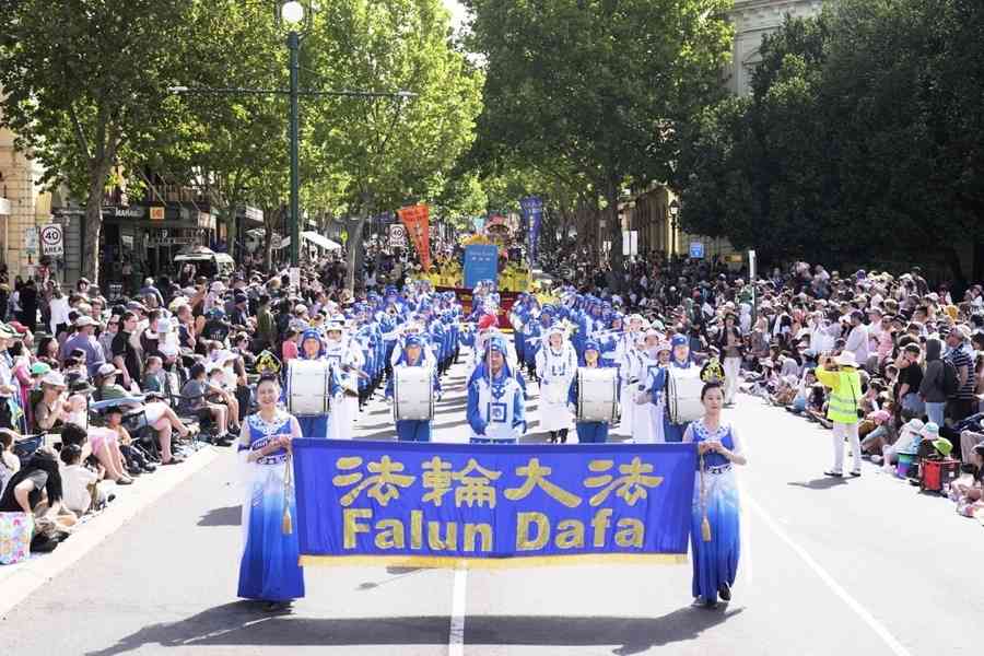 復活節大遊行 澳洲市府政要齊讚法輪大法