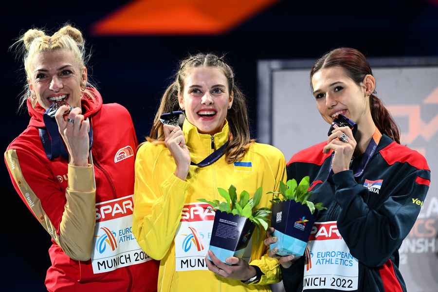 歐洲田徑錦標賽女子跳高決賽 烏克蘭奪冠（多圖）