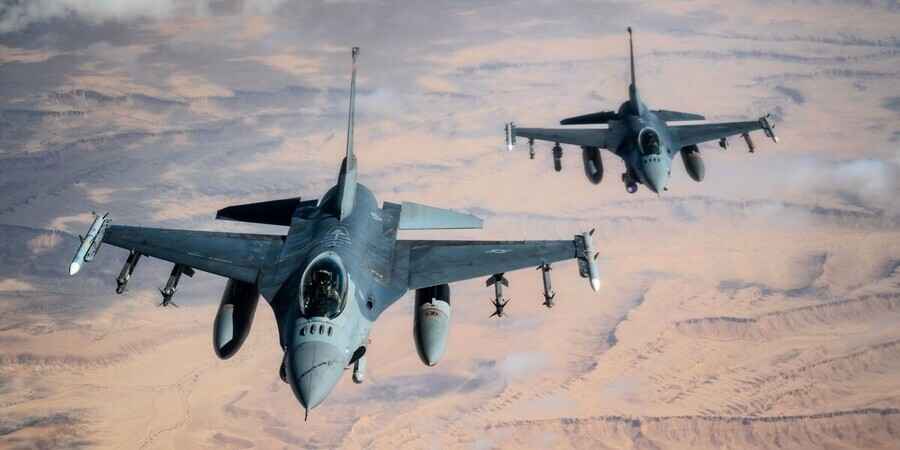 美國一架F-16戰機在密歇根州北部墜毀