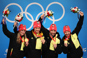 德國隊大獲全勝 包攬冬奧雪橇項目四枚金牌