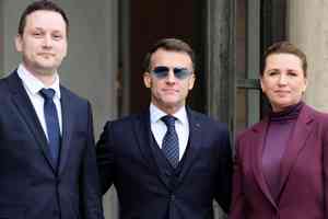 格陵蘭丹麥首腦會馬克龍:加強防衛應對中俄