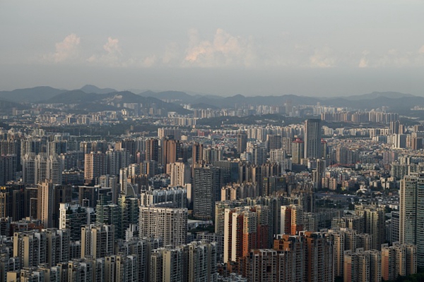 中國廣東省廣州市的概貌。資料圖（NOEL CELIS/AFP via Getty Images）