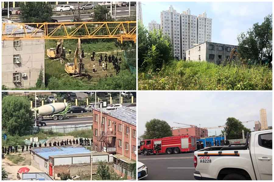 北京昌平區暴力強拆 屋主遭毆打後送醫急救