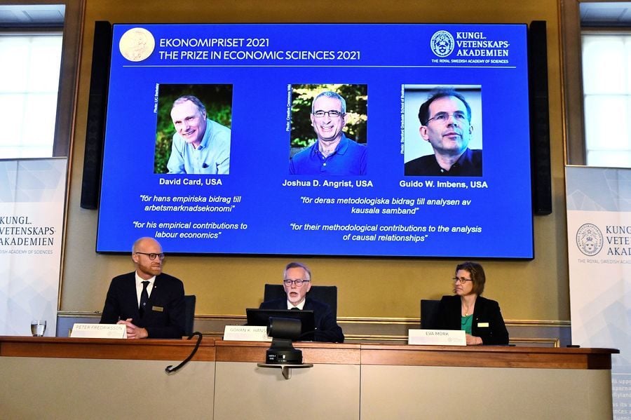諾貝爾經濟學獎揭曉 三位美國學者共享殊榮