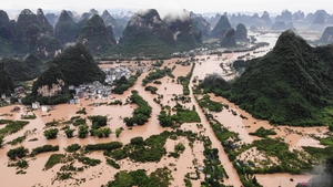 大陸洪災一個多月 長江中下游迎來最強降雨