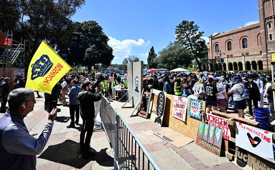 美國大學反猶示威持續 加州大學爆發衝突